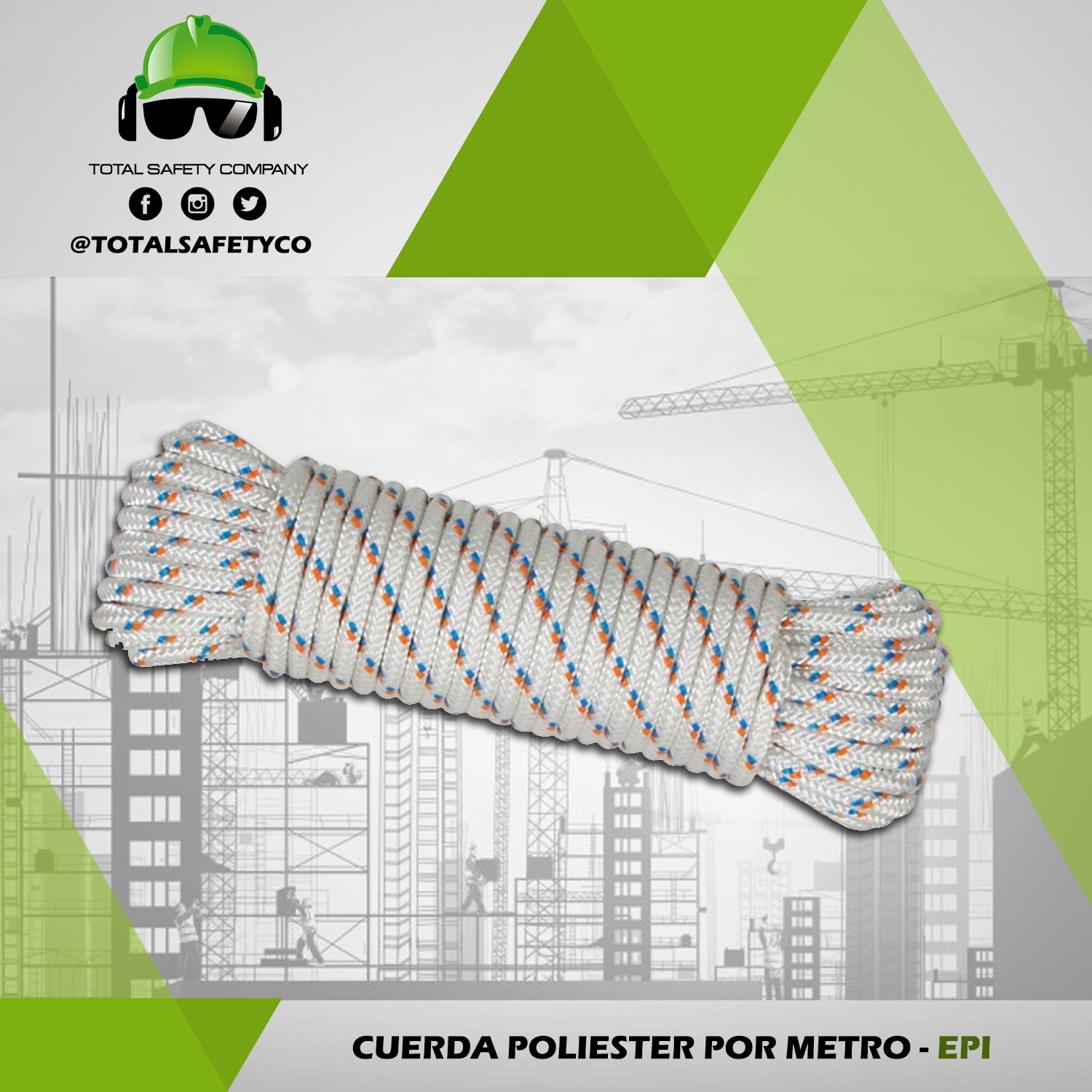 Cuerda poliester por metro - EPI