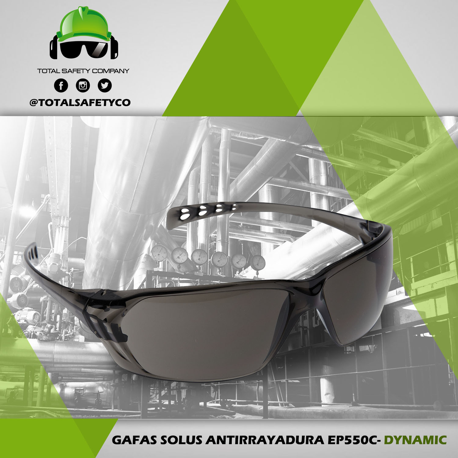Gafas Solus antirrayadura EP550C- DYNAMIC