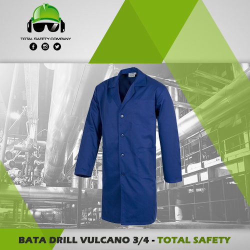 Bata dril vulcano 3/4 - TOTAL SAFETY