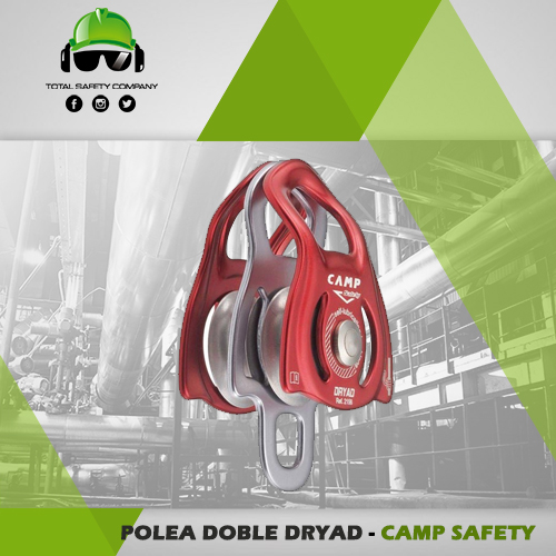 Polea doble dryad - CAMP SAFETY 