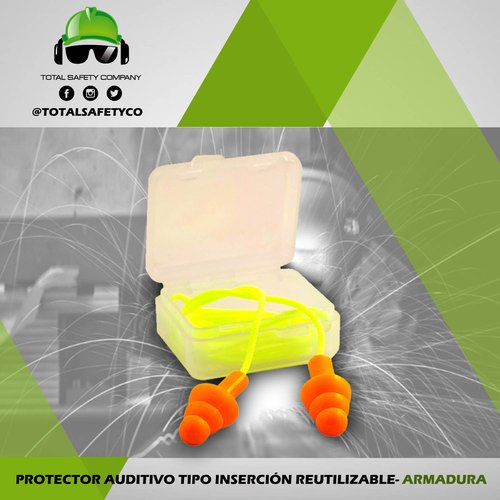 Protector auditivo tipo inserción reutilizable- Armadura 