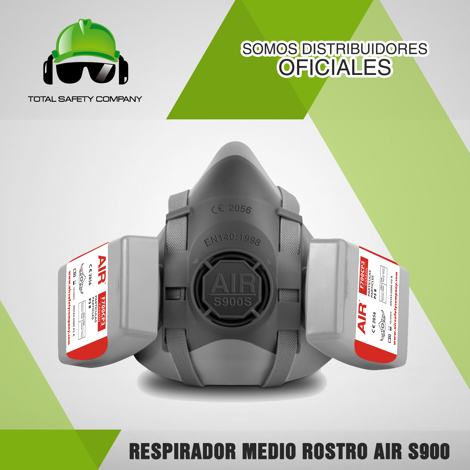 RESPIRADOR DE MEDIO ROSTRO AIR SERIE S900