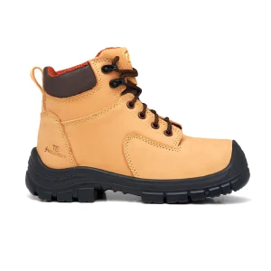 BOTÍN MARRON/AMARILLO TIPO INGENIERO SAGA 5020