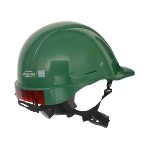 CASCO MOUNTAIN ABS VERDE CON BARBUQUEJO STEELPRO 200350270037