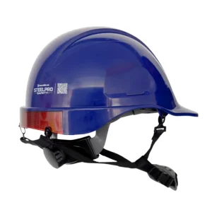 CASCO MOUNTAIN ABS AZUL CON BARBUQUEJO STEELPRO 200350270038