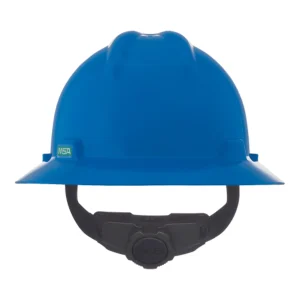 SOMBRERO V-GARD AZUL SHELL MEDIO C/SUSPENSION FAS-TRAC III MSA 475368