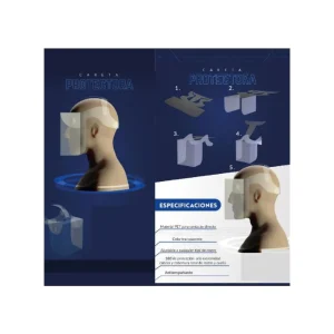 CARETA PROTECTORA PET TRANSPARENTE AF 303132