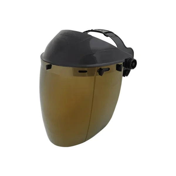 CARETA VISOR POLICARBONATO IR 5.0 ROCKET DORADO STEELPRO 500993