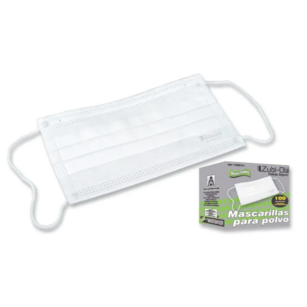 TAPABOCAS BLANCO DESECHABLE CJ X 100 UND ZUBI-OLA 11905101