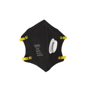 RESPIRADOR M9910 CON VALVULA PLEGABLE NEGRO N95 STEELPRO 501279