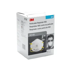 RESPIRADOR N95 MATERIAL PARTICULADO C/VALVULA 3M 8210V