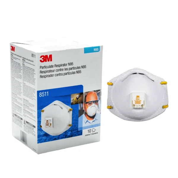 RESPIRADOR N95 C/VÁLVULA DE EXHALACIÓN 3M 8511