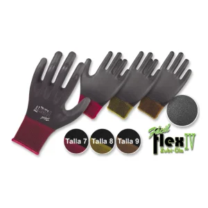 GUANTES NYLON CL 13 POLIURETANO FACIL FLEX IV T-7 ZUBI-OLA 11918007 T-7 / 11918008 T-8 / 11918009 T-9