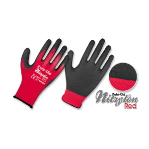 GUANTES NYLON NITRILO NITRYLON RED ZUBI-OLA 11924408 T-8 / 11924409 T-9