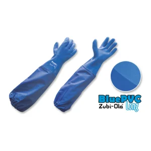 GUANTES SEMICORRUGADOS CON MANGA 23" BLUEPVC LONG ZUBI-OLA 11981617 T-8 / 11981616 T-10