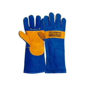 GUANTE SOLDADOR AZUL KEVLAR REFORZADO STEELPRO 300851160434