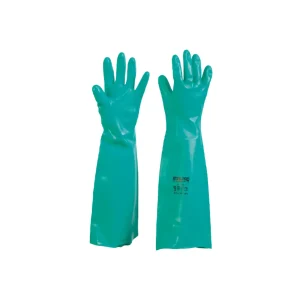 GUANTE NITRILSAFE VERDE 18" T-8/S CAL. 22 mils STEELPRO 500537 - 8 / 500538 - 9 / 500539 - 10