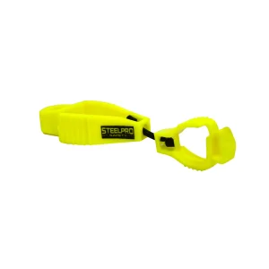 GANCHO PLASTICO PARA GUANTES STEELPRO AMARILLO HV 501074 / NEGRO 502156