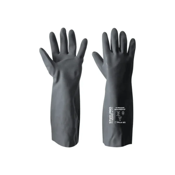 GUANTE ULTRASAFE DEFENDER 15" 22mils STEELPRO T-M 501675, T-L 501676