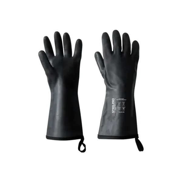 GUANTE ULTRASAFE NEOTHERM KEVLAR 15" NEGRO 350°C STEELPRO 501686 -S /501687 - M /501688 - L
