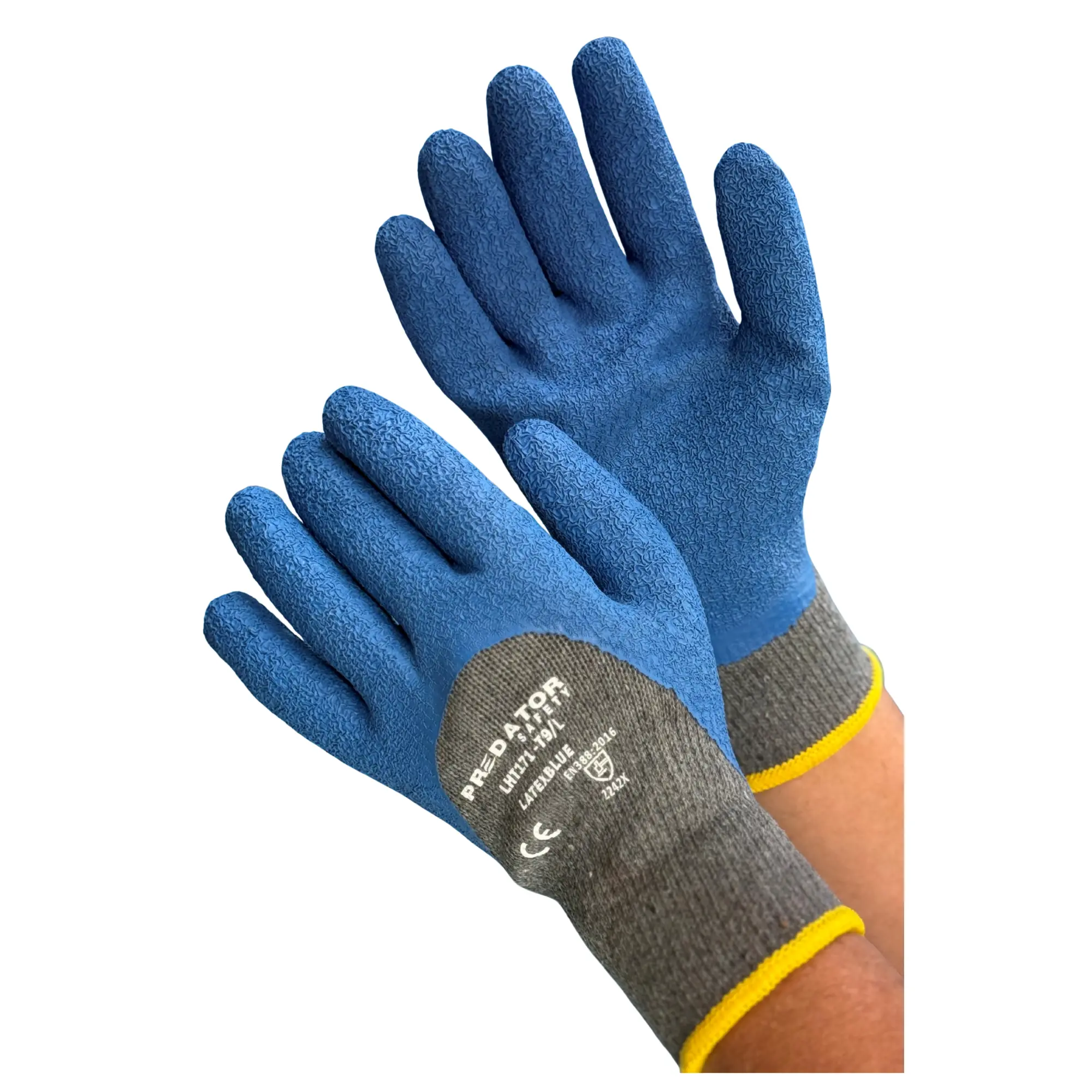 GUANTE HILAZA LATEX LATEXBLUE PREDATOR LHT171